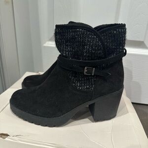 JustFab Black Boots
